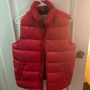 Old Navy Red Puffer Vest